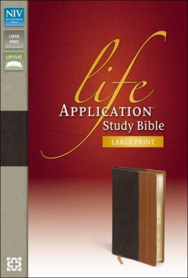 Life Application Study Bible-NIV-Large Print [Large Print] 0310434793 Book Cover