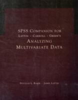 SPSS Companion for Lattin/Green/Carroll’s Analy... 0534382266 Book Cover