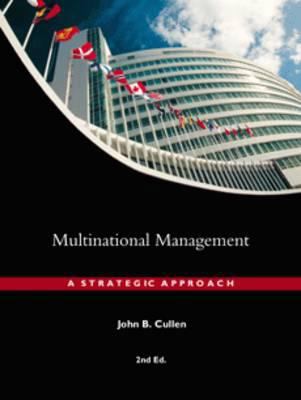 Multinational Management: A Strategic Approach 0324055692 Book Cover