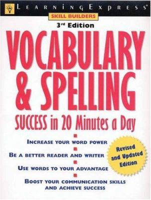 Vocabulary & Spelling Success in 20 Minutes a Day 1576854019 Book Cover
