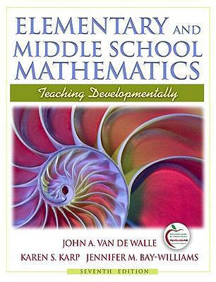 Elementary and Middle School Mathematics: Teach... 0136101429 Book Cover