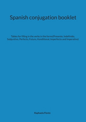 Spanish conjugation booklet 3758327849 Book Cover