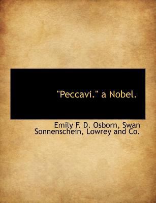"Peccavi." a Nobel 1140615483 Book Cover