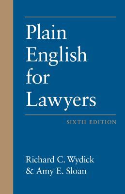 Plain English for Lawyers 153100699X Book Cover