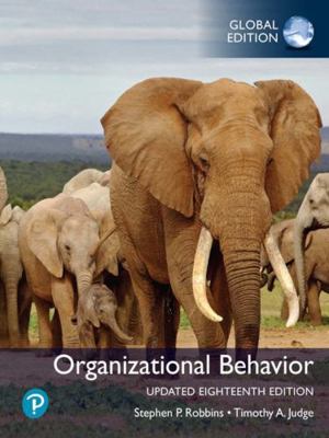 Organizational Behavior, Updated Global Edition 1292403063 Book Cover