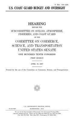 U.S. Coast Guard budget and oversight 1981638210 Book Cover