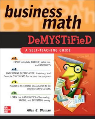 Business Math Demystified 0071464700 Book Cover