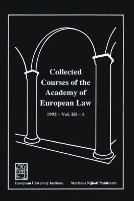 Collected Courses of the Academy of European La... 0792330471 Book Cover