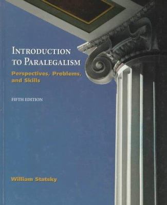 Introduction to Paralegalism: Perspectives, Pro... 0314201475 Book Cover