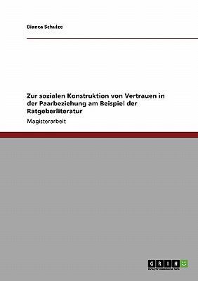 Zur sozialen Konstruktion von Vertrauen in der ... [German] 364020610X Book Cover