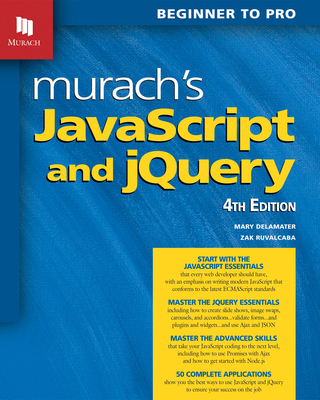 Murach's JavaScript and Jquery (4th Edition) 1943872627 Book Cover