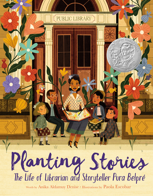 Planting Stories: The Life of Librarian and Sto... 0062748688 Book Cover