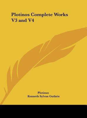 Plotinos Complete Works V3 and V4 1161405267 Book Cover
