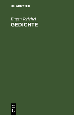 Gedichte [German] 3112599357 Book Cover