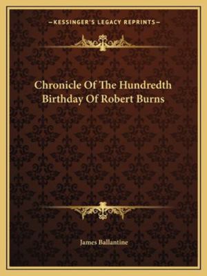 Chronicle Of The Hundredth Birthday Of Robert B... 1162928379 Book Cover