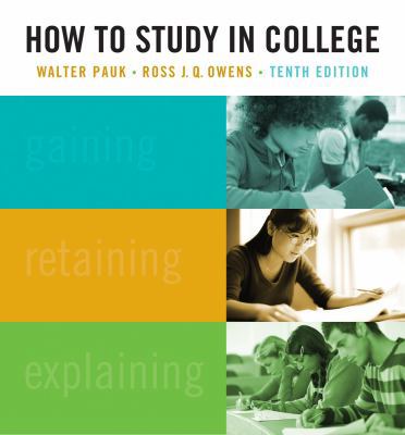 How to Study in College 1439084467 Book Cover