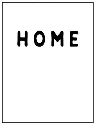 Home: Home Black and white Decorative Book - Pe... 1700408534 Book Cover