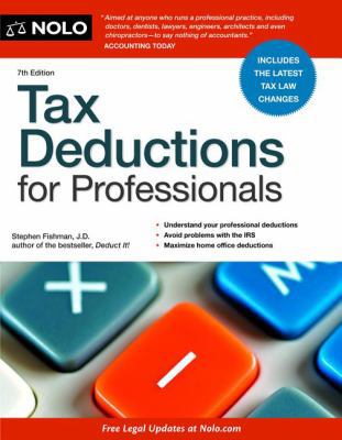 Tax Deductions for Professionals 1413316425 Book Cover