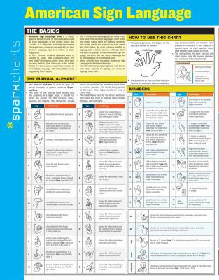 American Sign Language Sparkcharts: Volume 78 1411470176 Book Cover