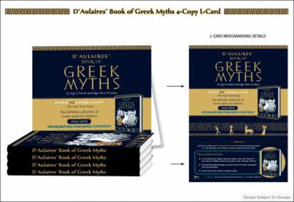 Hardcover D'Aulaires Book of Greek Myths 4-Copy L-Card Book