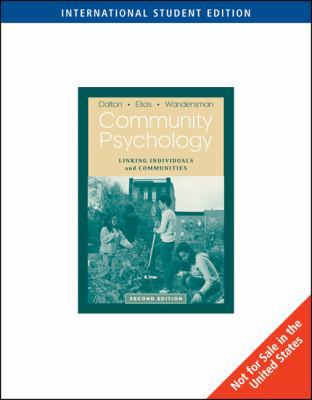 Community Psychology: Linking Individuals and C... 0495187615 Book Cover