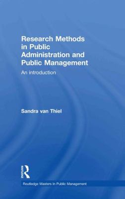Research Methods in Public Administration and P... 0415655811 Book Cover
