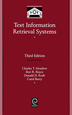 Text Information Retrieval Systems 0123694124 Book Cover