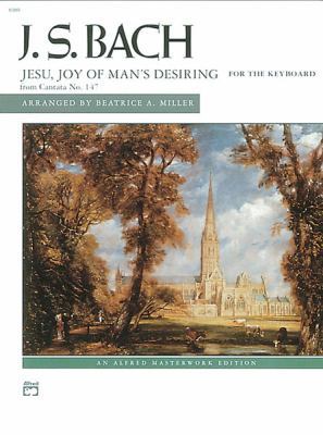 Jesu, Joy of Man's Desiring: Sheet 0739008420 Book Cover