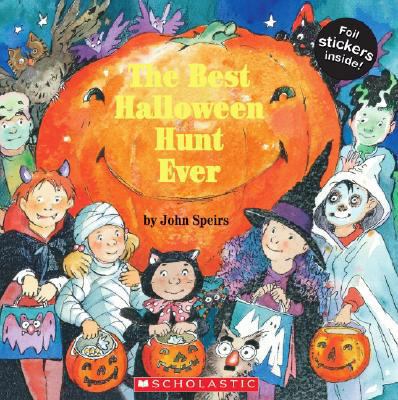 The Best Halloween Hunt Ever [With Stickers] 0545068673 Book Cover