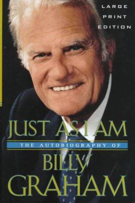 Just as I Am: The Autobiography of Billy Graham [Large Print] 0802727212 Book Cover