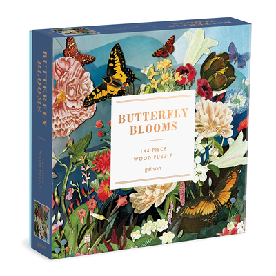 Butterfly Blooms 144 Piece Wood Puzzle 0735370265 Book Cover