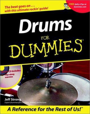Drums for Dummies [With CD-ROM of Music Rhythms] 0764553577 Book Cover