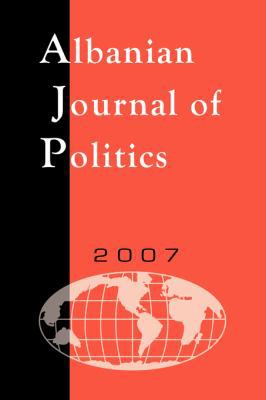 Albanian Journal of Politics 2007 0977666271 Book Cover