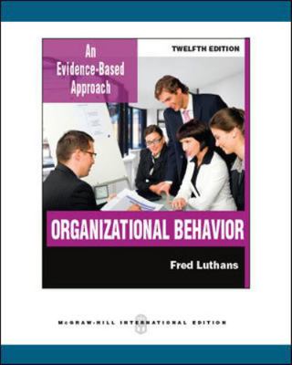 Organizational Behavior (Int'l Ed) 0071289399 Book Cover