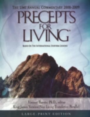 Precepts for Living [Large Print] 1603523308 Book Cover