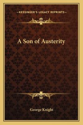 A Son of Austerity 1162804610 Book Cover