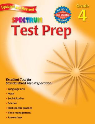 Spectrum: Test Prep, Grade 4 B00QFXI3TQ Book Cover