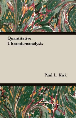 Quantitative Ultramicroanalysis 1406747912 Book Cover