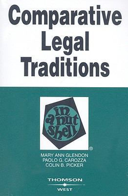 Comparative Legal Traditions in a Nutshell 0314184287 Book Cover