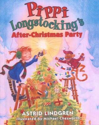 Pippi Longstocking's After-Christmas Party 0613104552 Book Cover