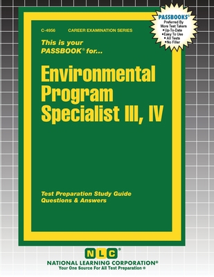 Environmental Program Specialist III, IV 179934956X Book Cover