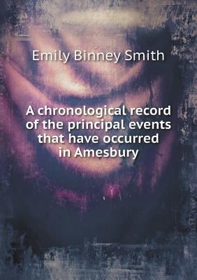 A chronological record of the principal events ... 5519138486 Book Cover