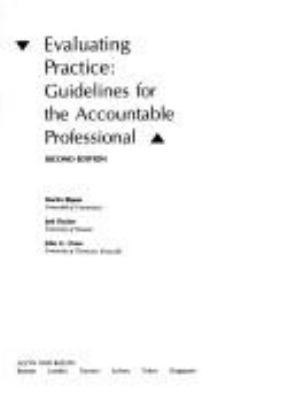 Evaluating Practice: Guidelines for the Account... 0132927640 Book Cover