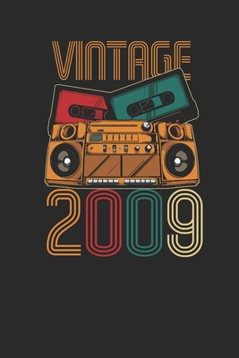 Vintage 2009: Graph Paper Notebook - Birthday G... 1693375109 Book Cover