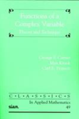Functions of a Complex Variable: Theory and Tec... 0898715954 Book Cover
