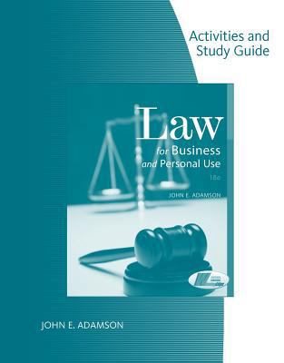 Law for Business and Personal Use 053844603X Book Cover