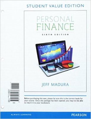Personal Finance, Student Value Edition Plus My... 0134426835 Book Cover