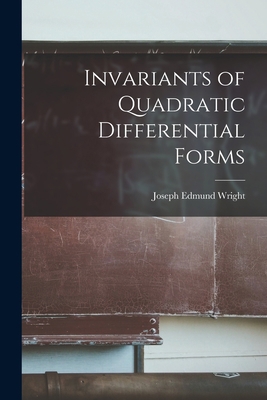 Invariants of Quadratic Differential Forms 1016777558 Book Cover
