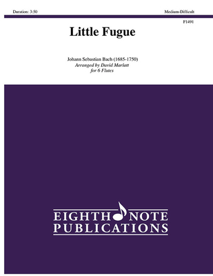 Little Fugue: Score & Parts 1771571314 Book Cover