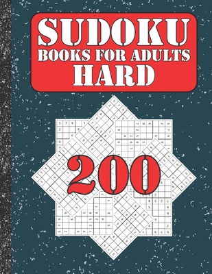 Sudoku books for adults hard: 200 Sudokus from ... B086PRJP5B Book Cover